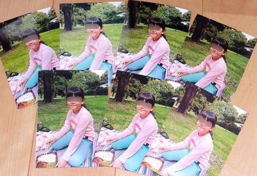 同じ写真で、スマホ写真プリントを比較